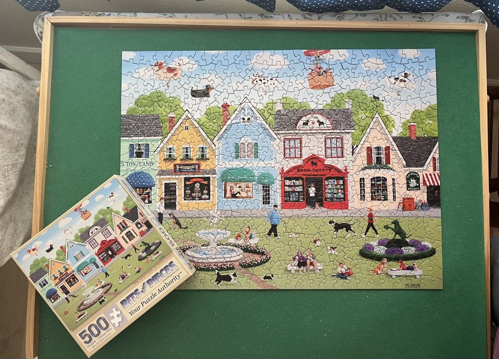 Dog Lovers Lane - Bits & Pieces puzzle collectible [Barcode 192949059161] - Main Image 3