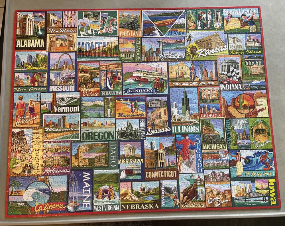 America (BAV)🧩 - White Mountain puzzle collectible - Main Image 2