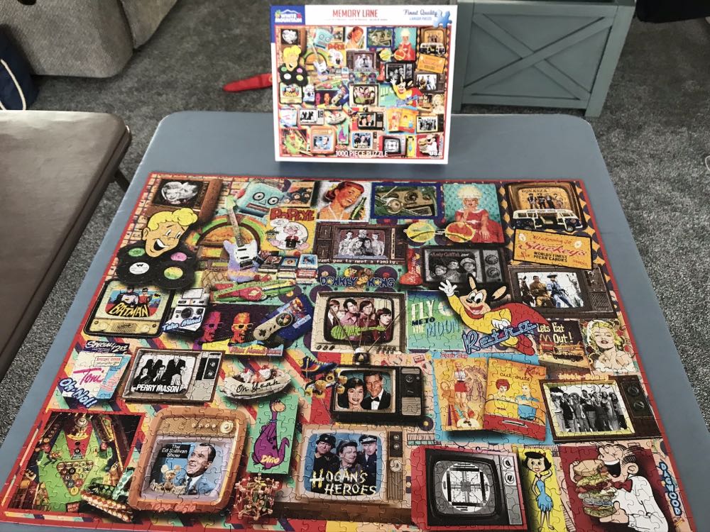 Memory Lane - 100, 2/5/21 - White Mountain puzzle collectible - Main Image 2