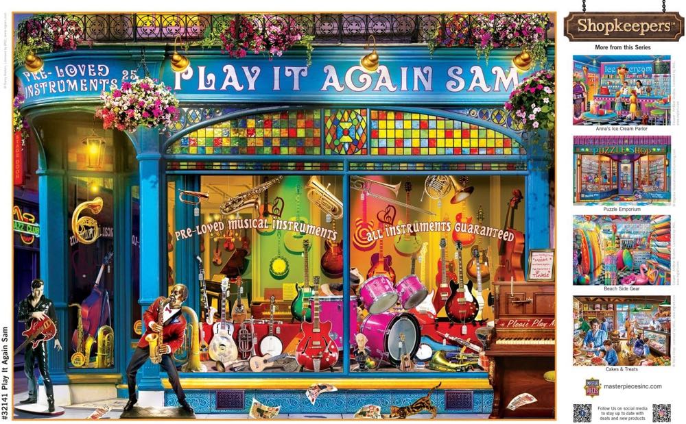 Shopkeepers - Play it Again Sam - MasterPieces puzzle collectible [Barcode 705988321412] - Main Image 2