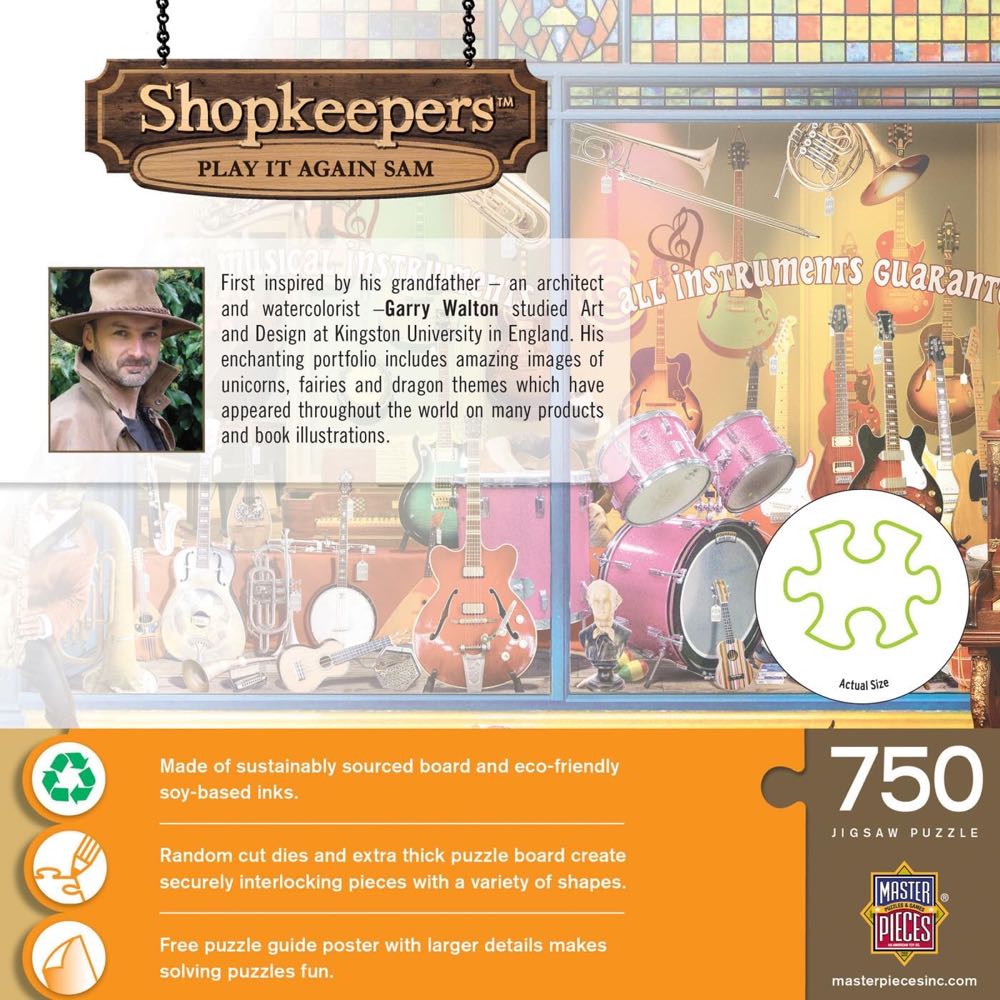 Shopkeepers - Play it Again Sam - MasterPieces puzzle collectible [Barcode 705988321412] - Main Image 4