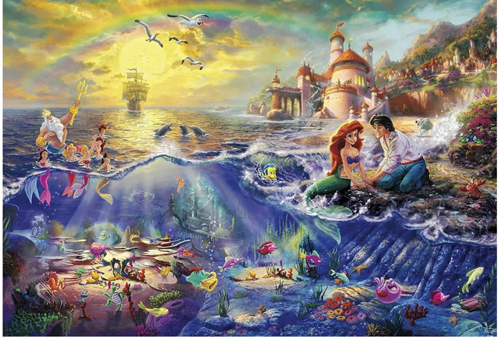 Little Mermaid (UV) NFT - Ceaco puzzle collectible [Barcode 021081350631] - Main Image 2