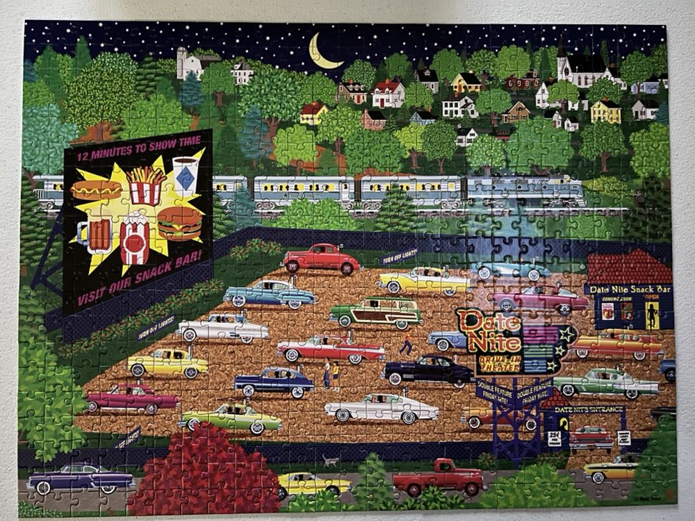 Date Night Drive In - Cra-Z-Art puzzle collectible [Barcode 4895145418423] - Main Image 2