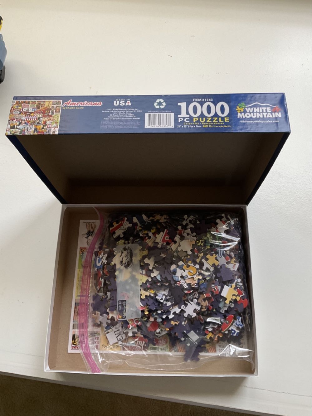Americana ✅ SOLD - White Mountain Puzzles puzzle collectible [Barcode 724819263578] - Main Image 2