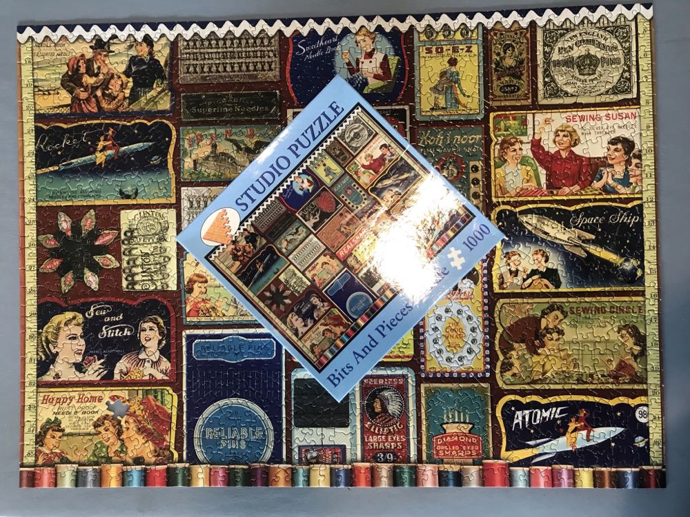 Sewing Notions - 135, 7/13/21 - Bits And Pieces puzzle collectible [Barcode 704812442231] - Main Image 3