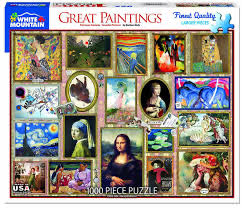Great Paintings - White Mountain puzzle collectible - Main Image 1