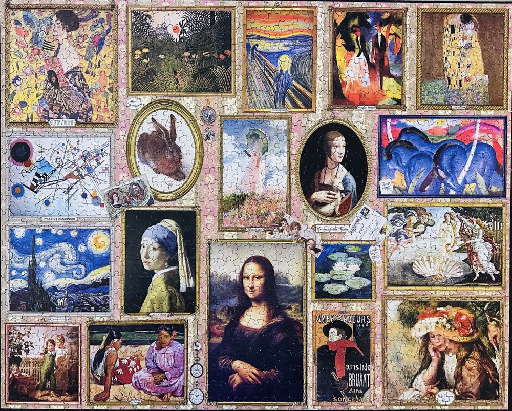 Great Paintings - White Mountain puzzle collectible - Main Image 2