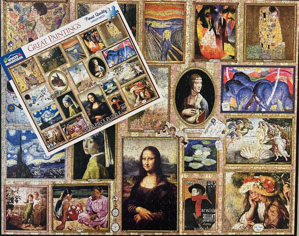 Great Paintings - White Mountain puzzle collectible - Main Image 3