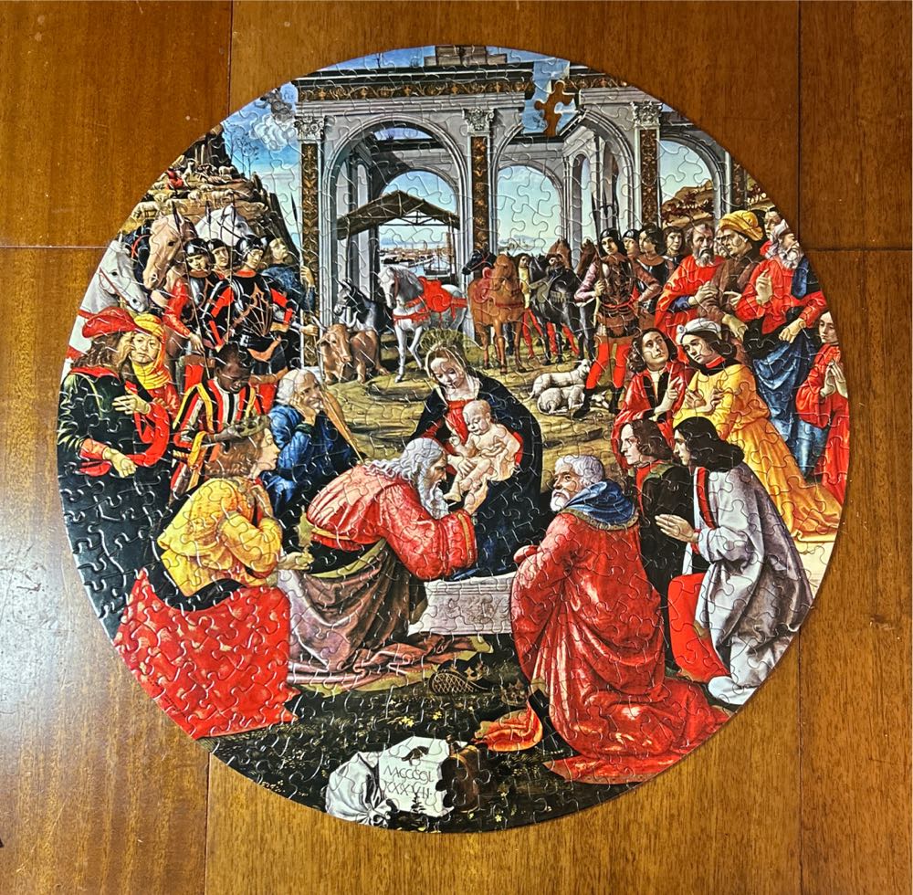 Adoration of the Magi - Round - Springbok puzzle collectible - Main Image 3