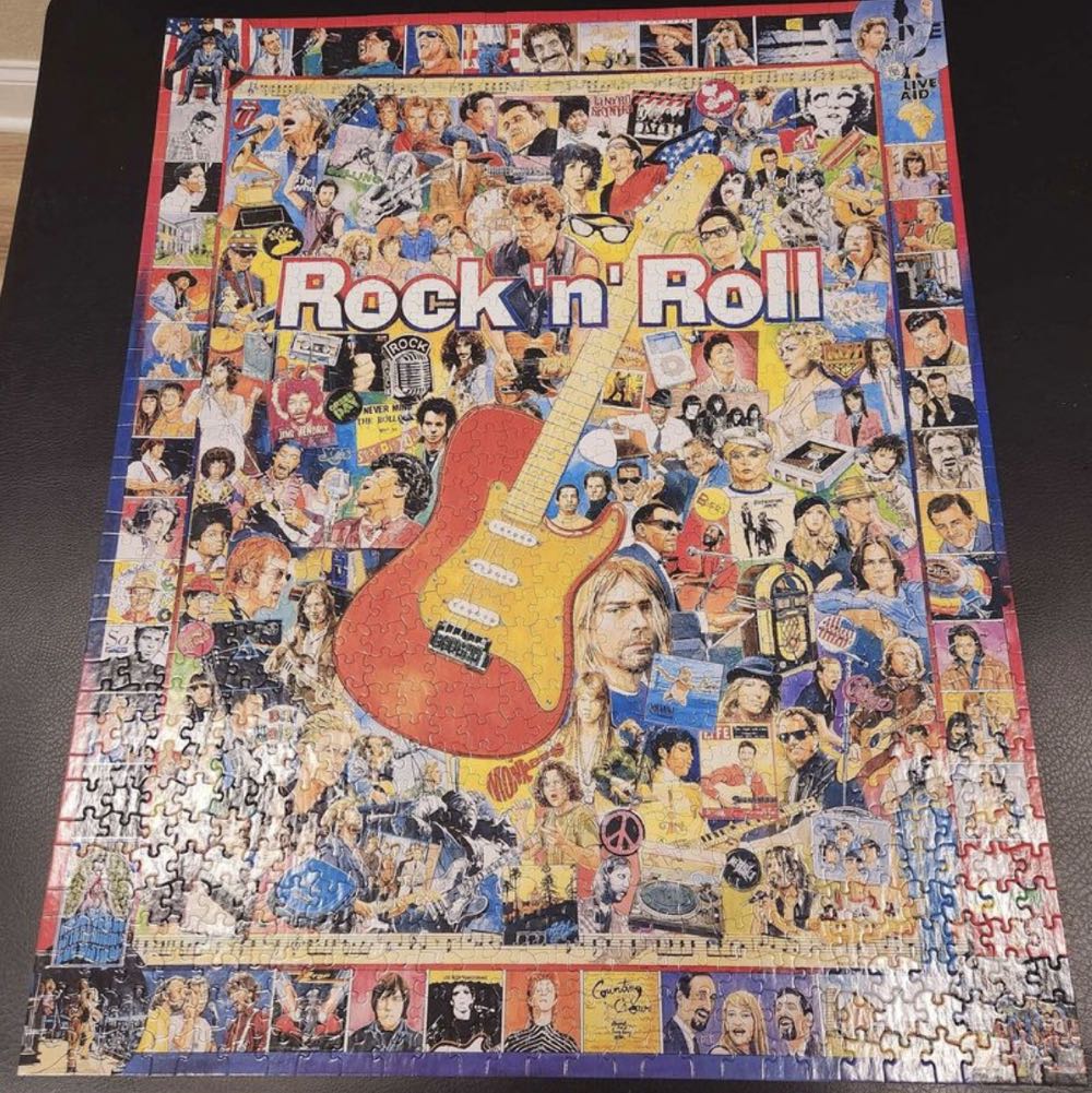Rock ‘n’ Roll - SELLING - White Mountain 🇺🇸 puzzle collectible [Barcode 724819250448] - Main Image 2