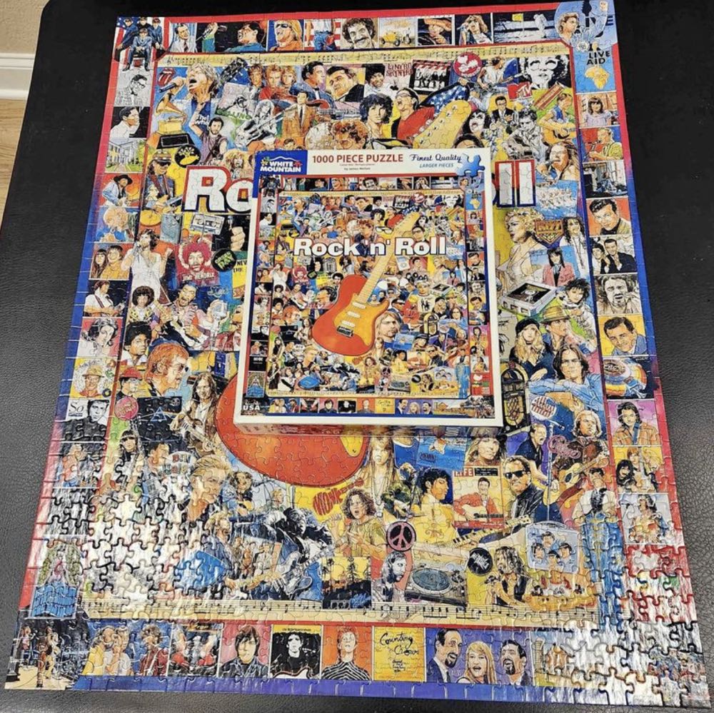 Rock ‘n’ Roll - SELLING - White Mountain 🇺🇸 puzzle collectible [Barcode 724819250448] - Main Image 3