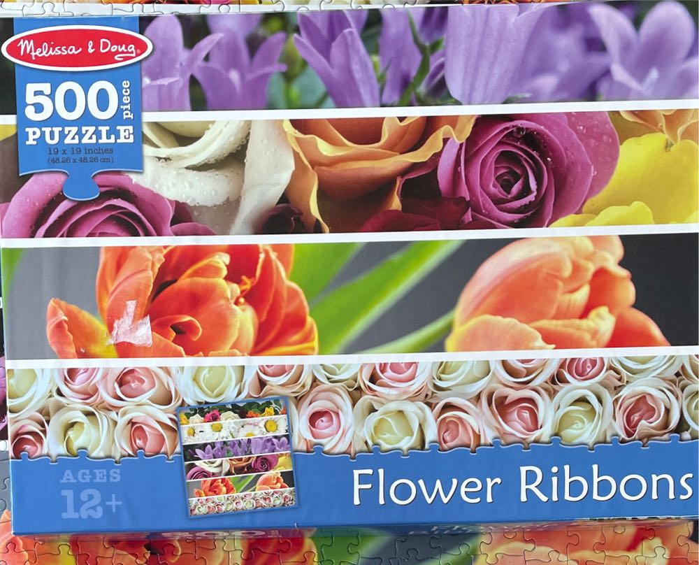 Flower Ribbons - Melissa & Doug puzzle collectible [Barcode 000772090360] - Main Image 2