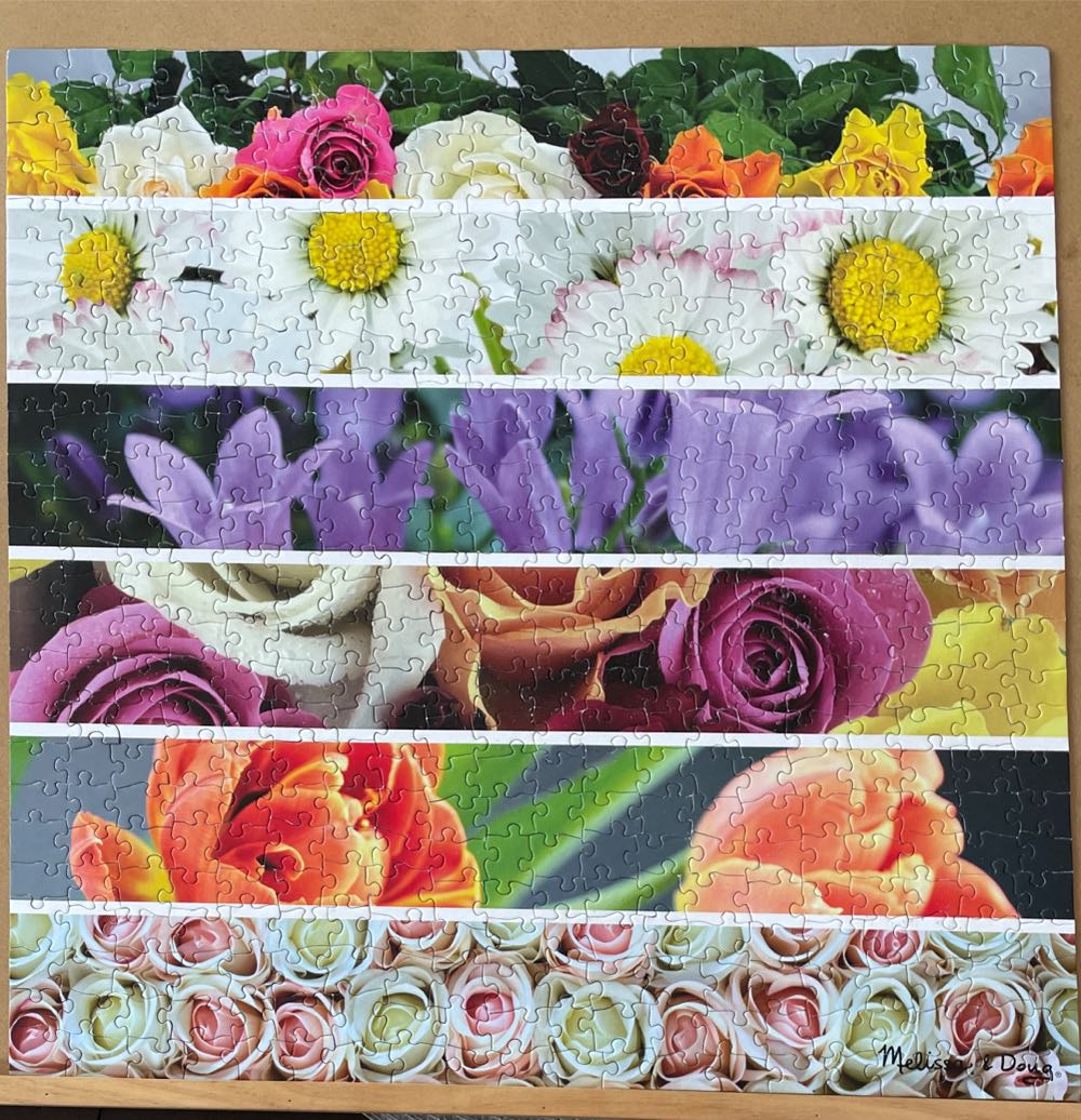 Flower Ribbons - Melissa & Doug puzzle collectible [Barcode 000772090360] - Main Image 3
