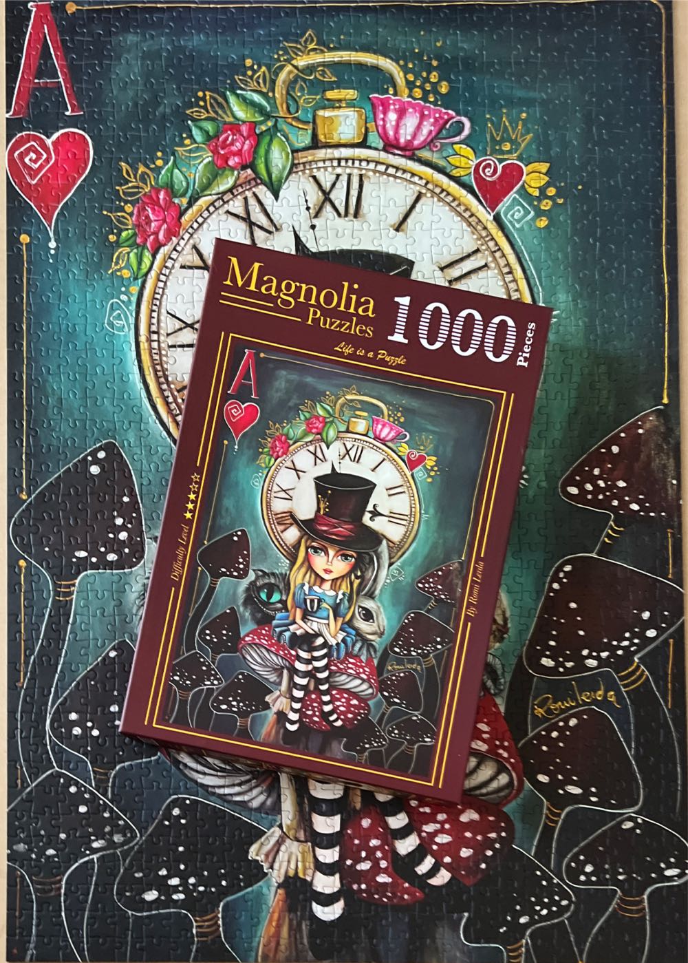 Tea Time With Alice - Magnolia puzzle collectible [Barcode 8699375066869] - Main Image 2