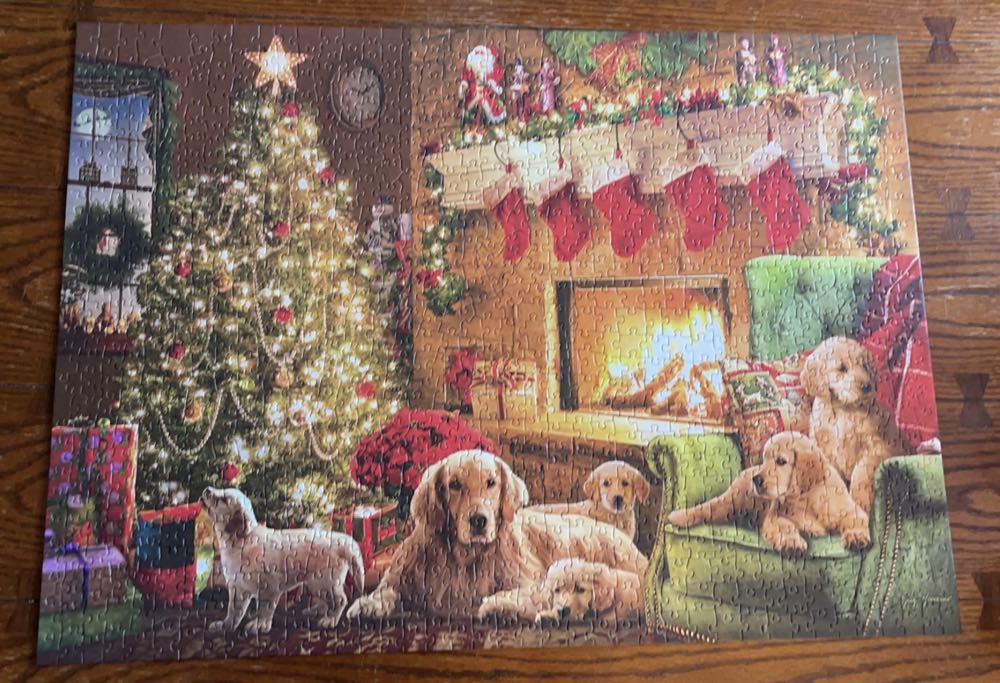 Cozy Fireplace - Cobble Hill puzzle collectible [Barcode 625012803489] - Main Image 2