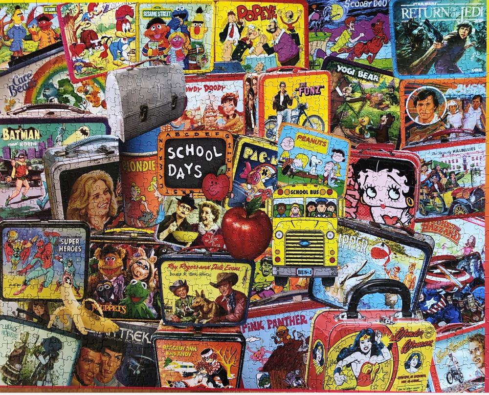 TV Lunch Boxes - White Mountain puzzle collectible - Main Image 2