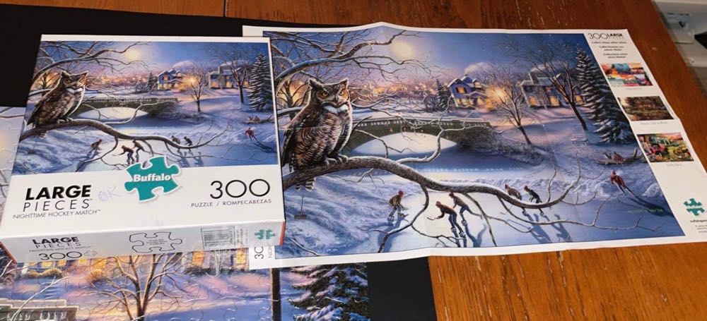 Nighttime Hockey Match - Buffalo puzzle collectible - Main Image 4