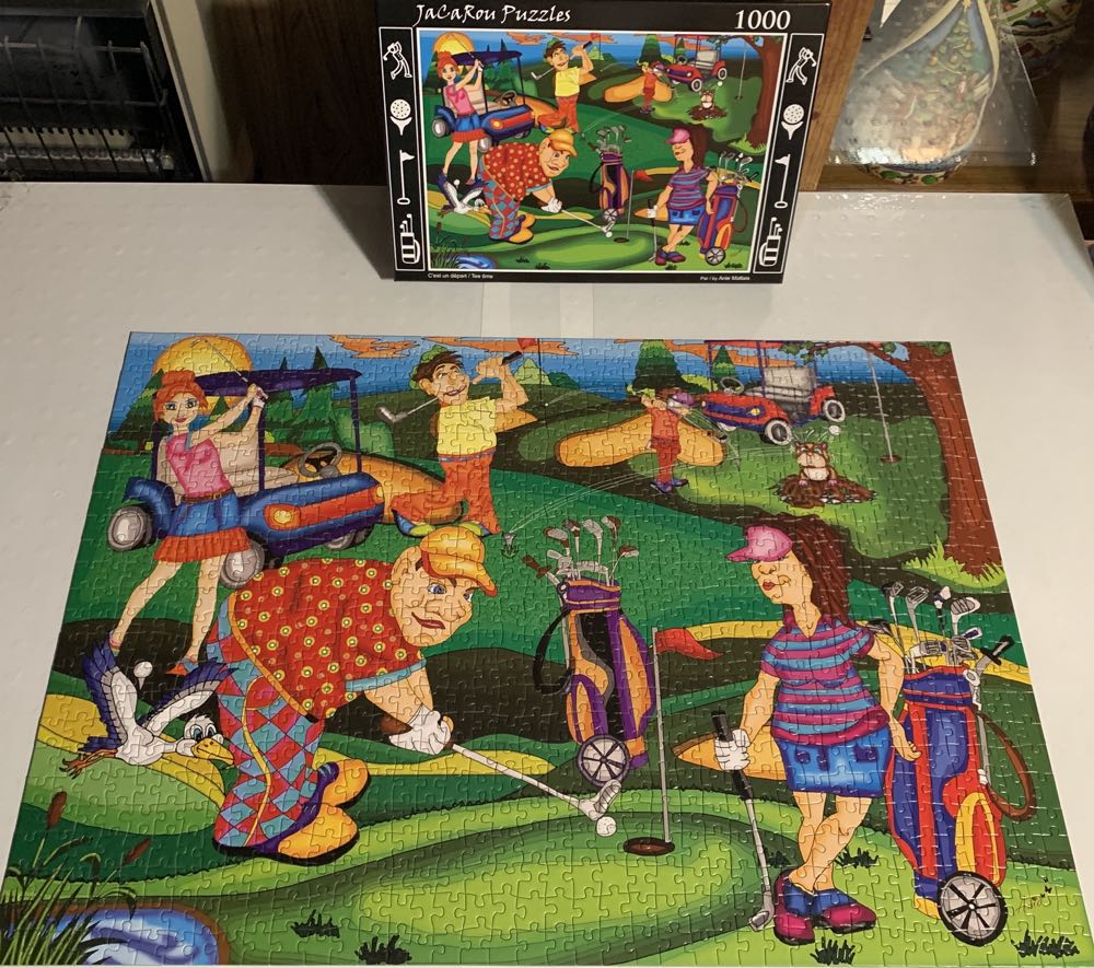 Tee Time - Jacarou Puzzles puzzle collectible [Barcode 750122796939] - Main Image 2