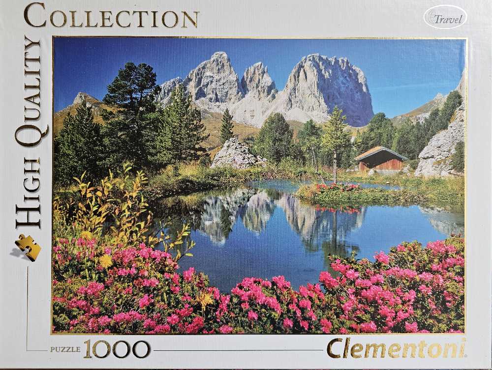 Passo Pordoi With A View To Sassolungo - FOR SALE OR TRADE - Clementoni puzzle collectible [Barcode 8005125392735] - Main Image 4