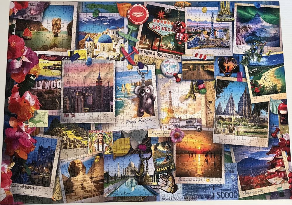 World Travel Pinboard - Arrow Puzzles puzzle collectible [Barcode 9317762187452] - Main Image 3