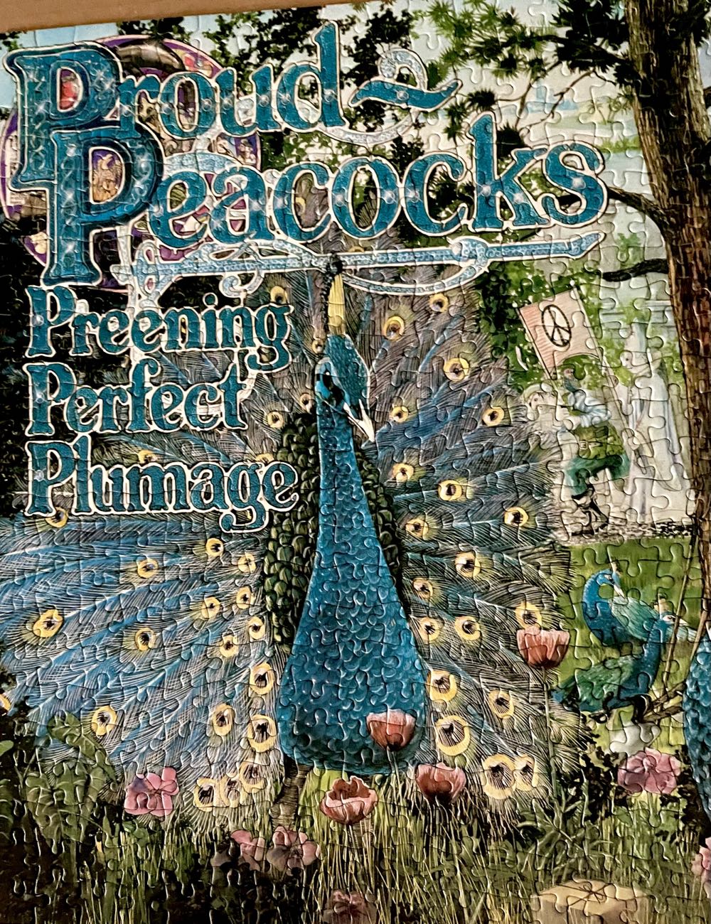 Animalia- The Letter P- Peacocks - Spears Games 🇦🇺 puzzle collectible [Barcode 9310388302414] - Main Image 3