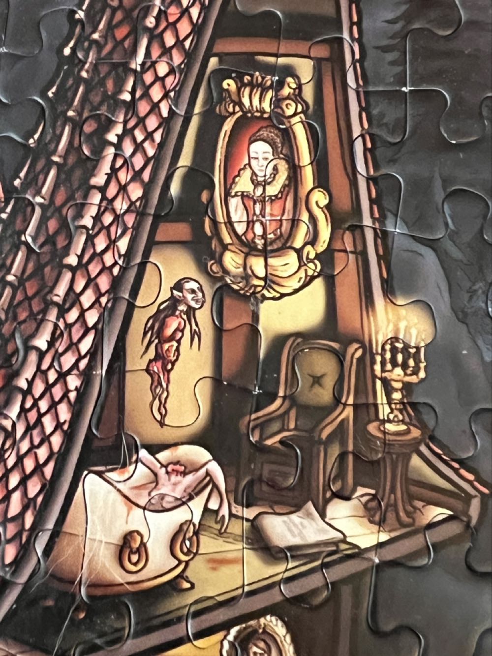 Holly Carden: Count Dracula’s Bran Castle - Carden Illustration puzzle collectible [Barcode 674276985769] - Main Image 3