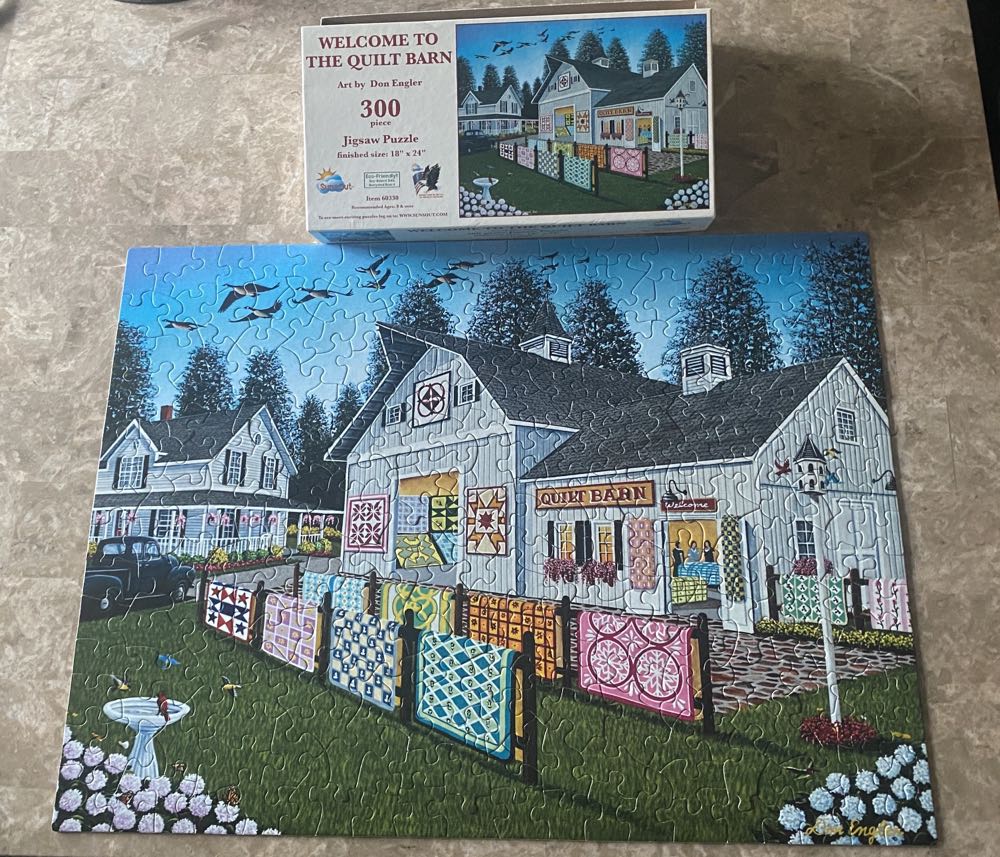 Welcome To The Quilt Barn - SunsOut puzzle collectible - Main Image 2