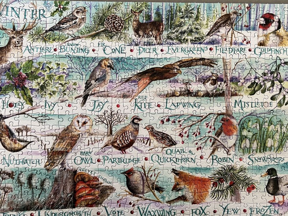 Woodland Seasons - Gibsons puzzle collectible [Barcode 5012269050486] - Main Image 4