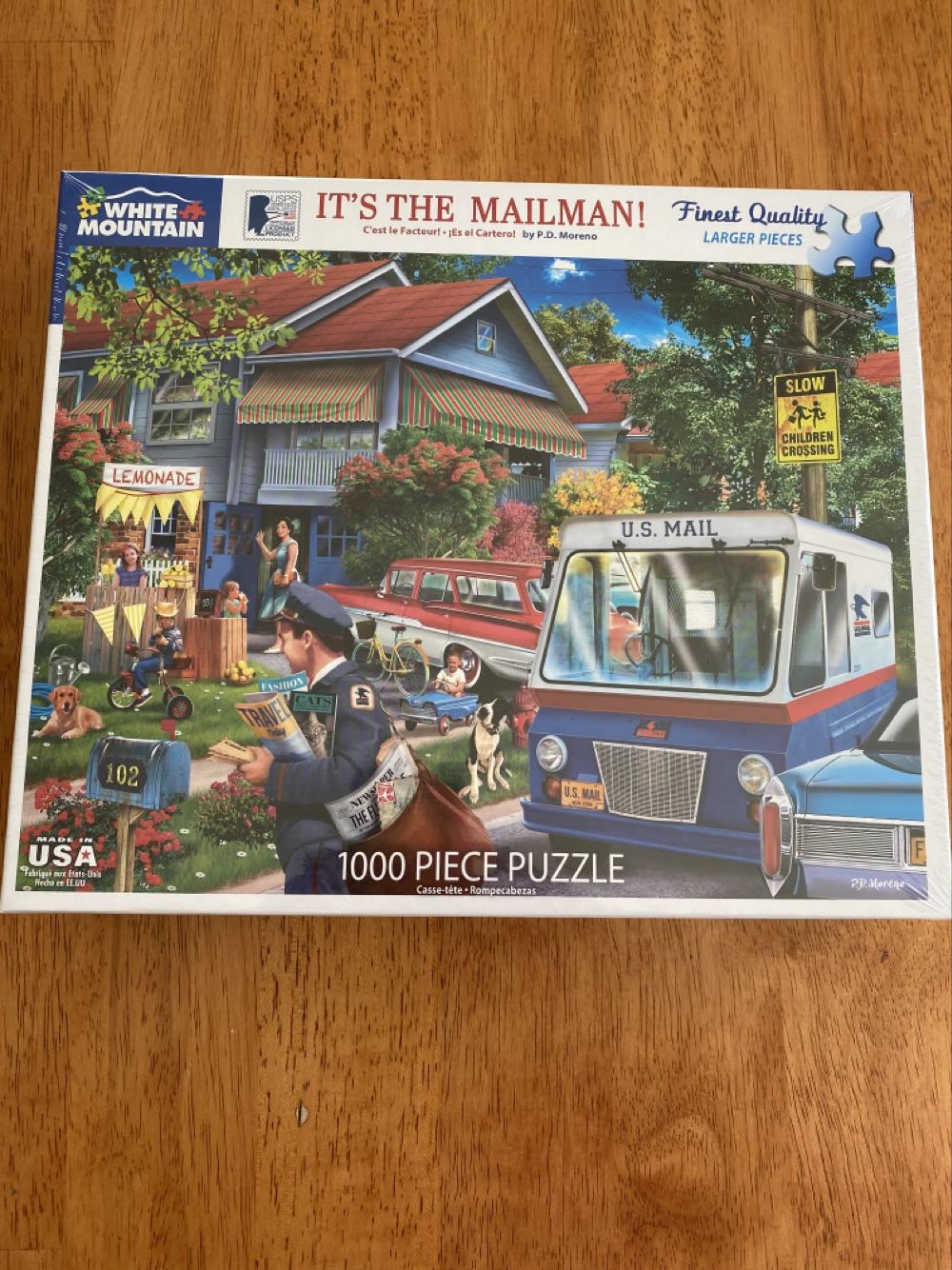 It’s The Mailman - White Mountain Puzzles puzzle collectible [Barcode 724819265473] - Main Image 2