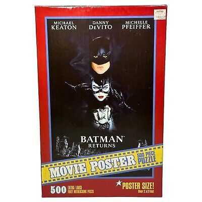 Batman Returns Movie Poster Jigsaw Puzzle Over 2 Feet X 3 Feet! - Milton Bradley Puzzles puzzle collectible [Barcode 032244042737] - Main Image 2