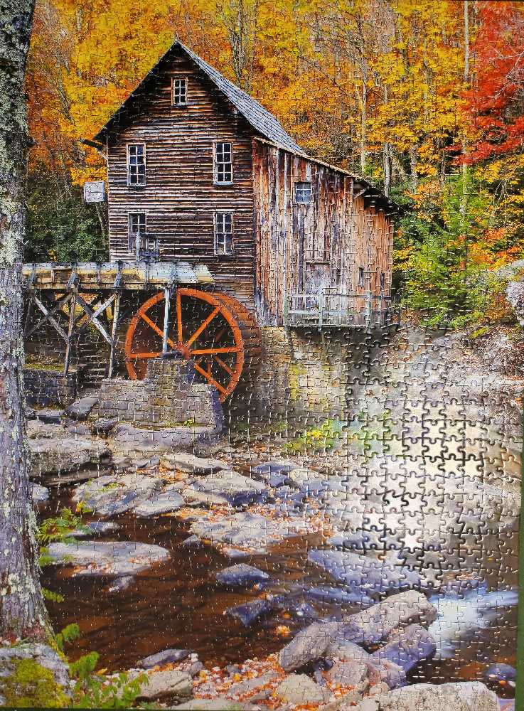 West Virginia Mill - Buffalo Games Premium puzzle collectible [Barcode 079346561124] - Main Image 2