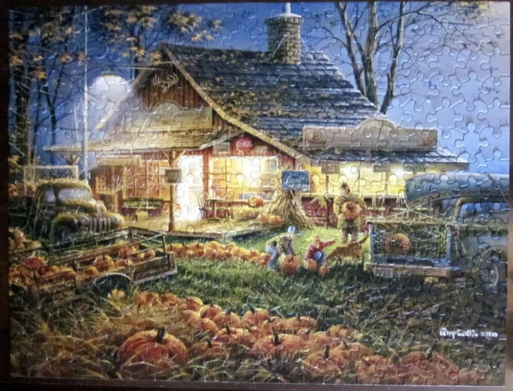 Autumn Traditions - White Mountain puzzle collectible [Barcode 724819256266] - Main Image 2