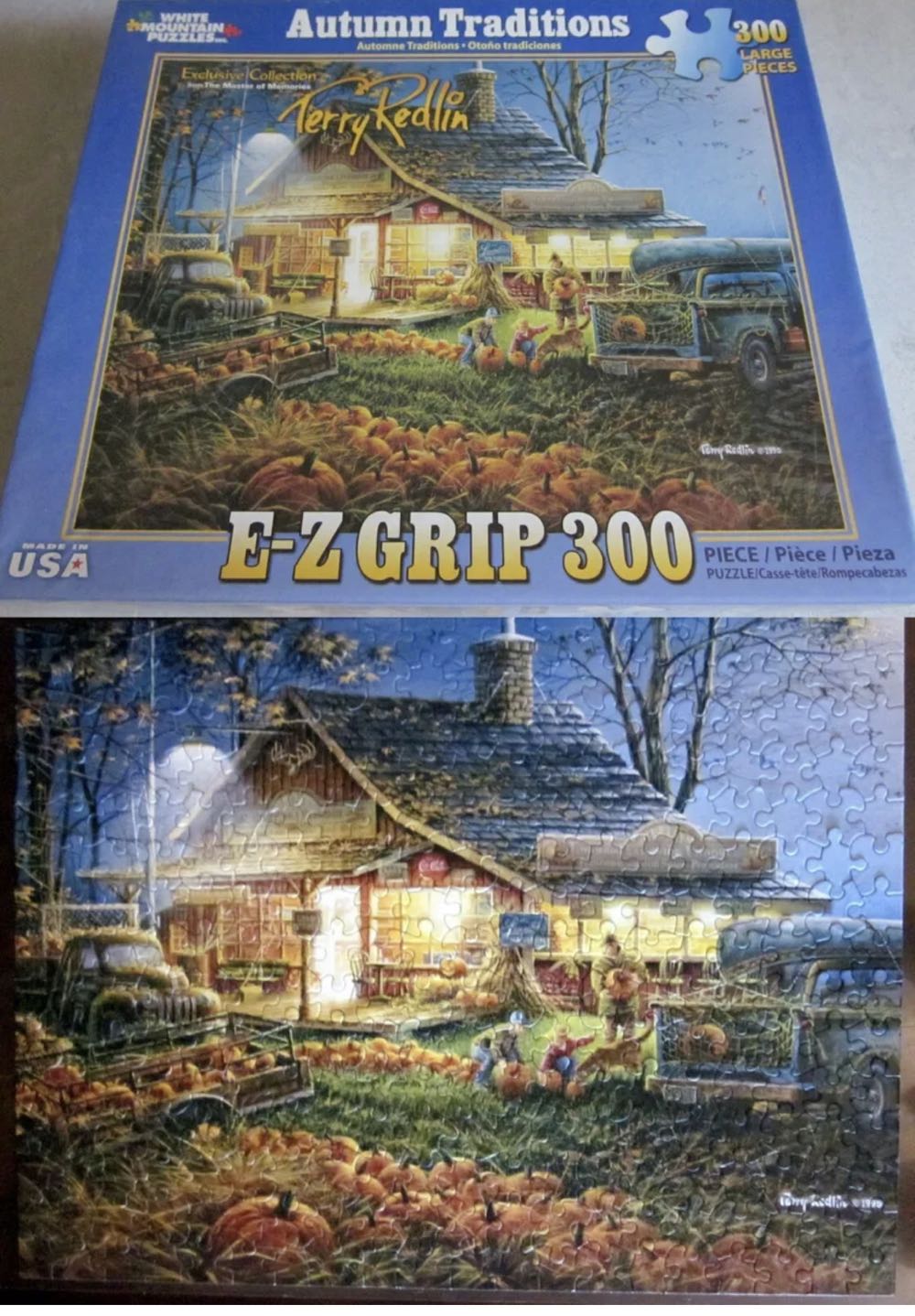 Autumn Traditions - White Mountain puzzle collectible [Barcode 724819256266] - Main Image 3