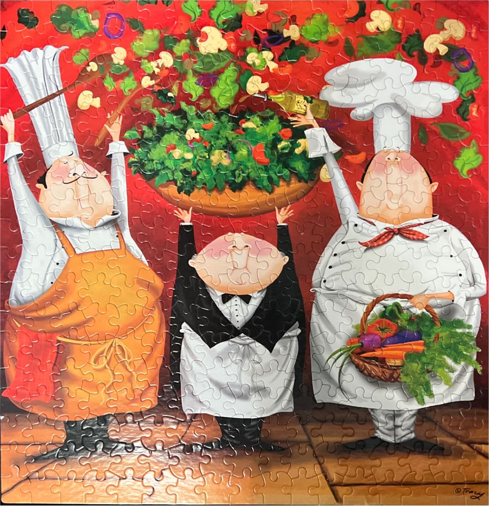 Bon Appetit - Summer Salad - Ceaco puzzle collectible [Barcode 021081220033] - Main Image 2