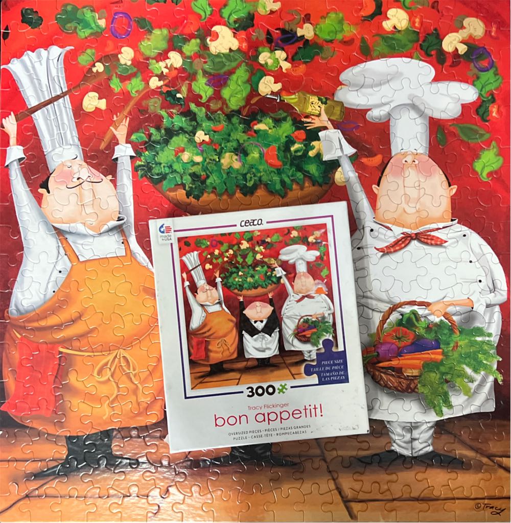 Bon Appetit - Summer Salad - Ceaco puzzle collectible [Barcode 021081220033] - Main Image 3