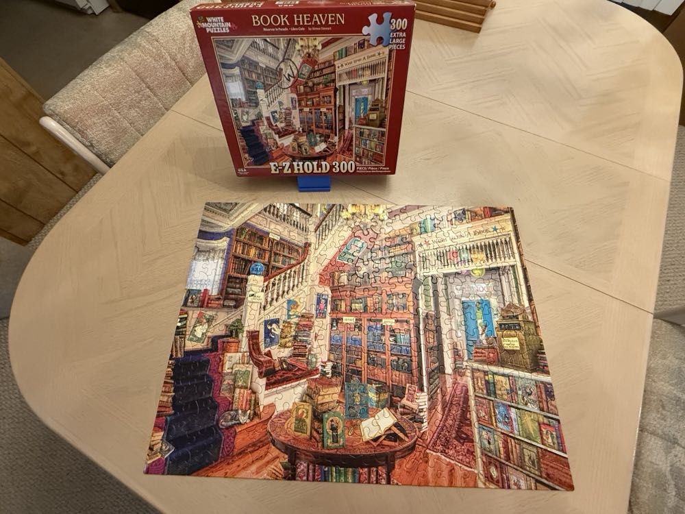 Book Heaven - 996, 1/16/26 - SOLD - White Mountain puzzle collectible [Barcode 724819259878] - Main Image 3