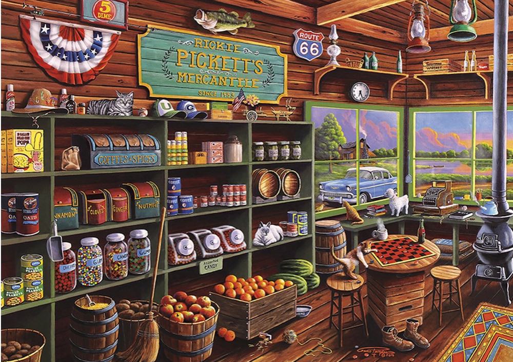 Days to Remember : Rickie Pickett’s Mercantile - Buffalo puzzle collectible - Main Image 1