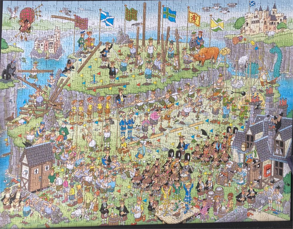 Highland Games 20069 - Jumbo puzzle collectible [Barcode 8710126200698] - Main Image 2