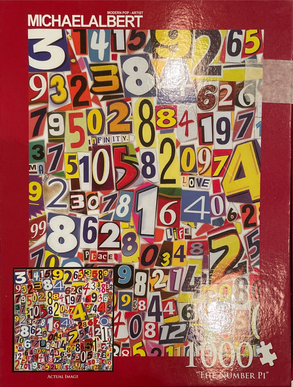 The Number Pi - Andrews & Blaine Ltd. puzzle collectible [Barcode 814938014745] - Main Image 2