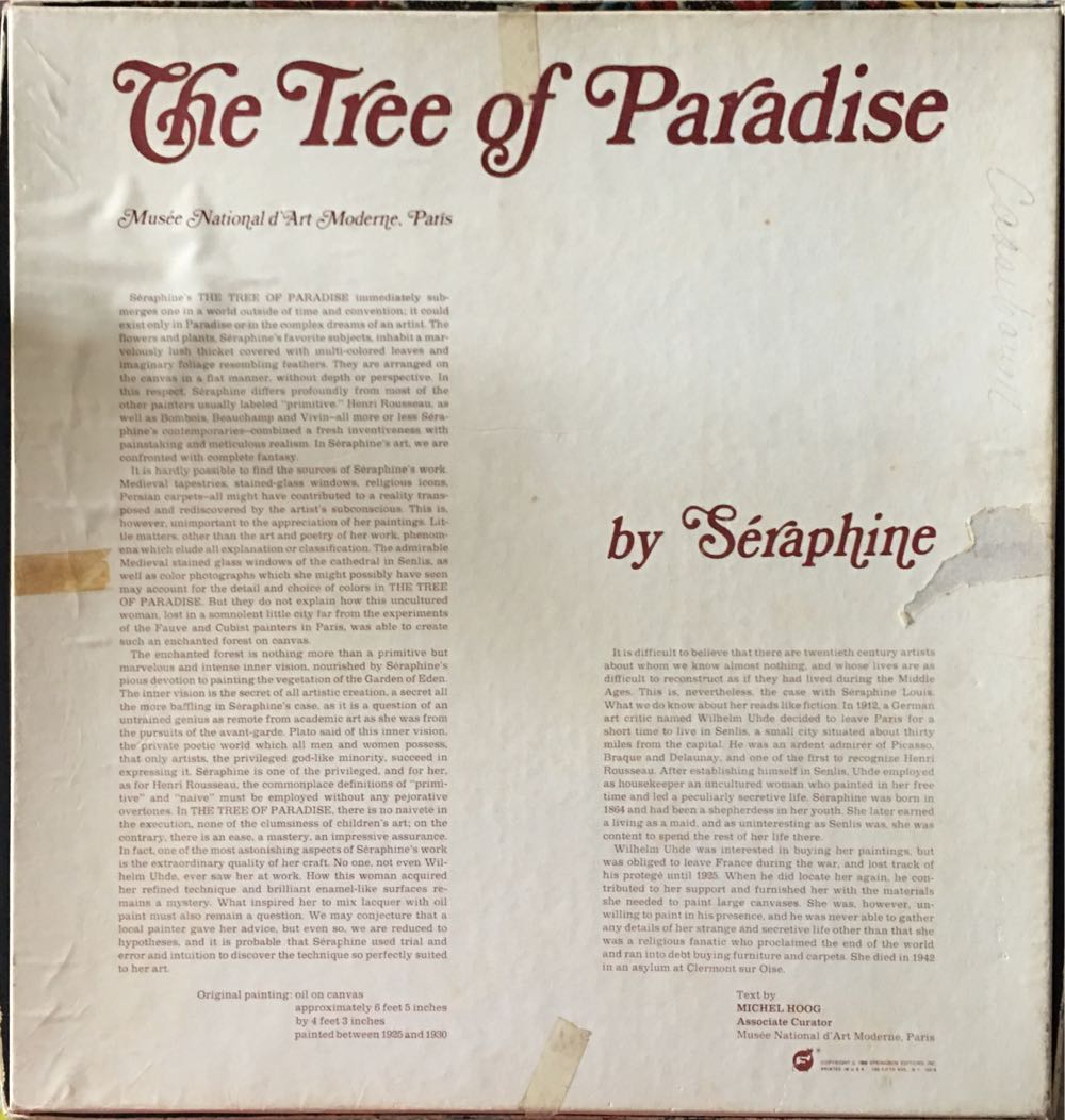 The Tree of Paradise - Springbok puzzle collectible - Main Image 2