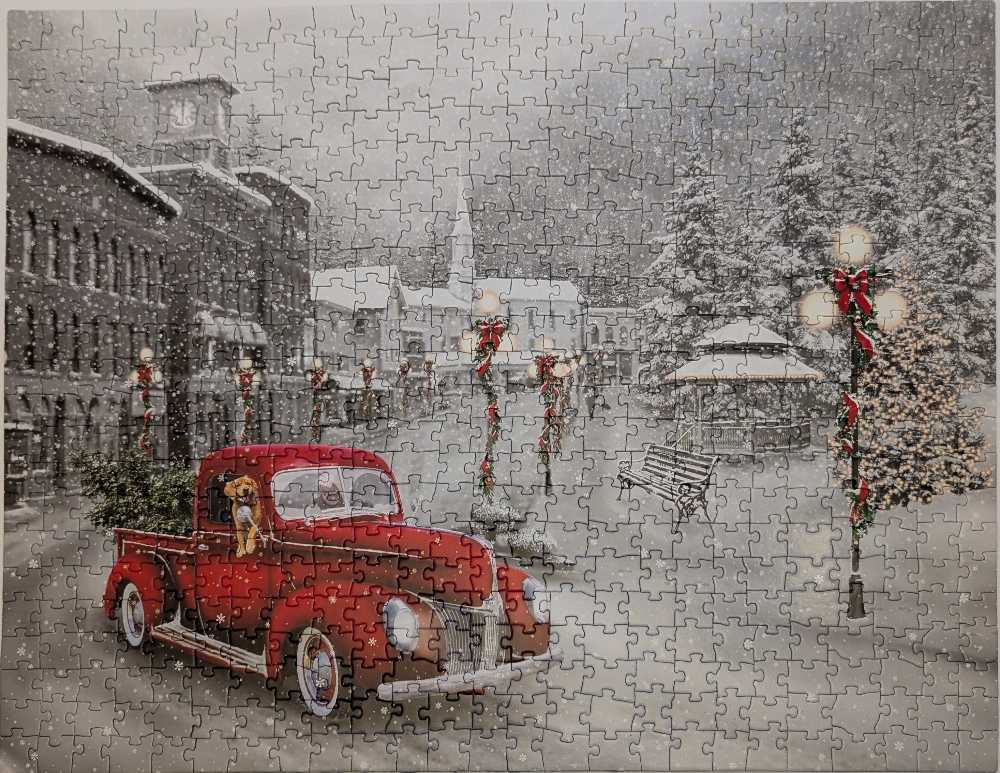 Christmas: Holiday Ride - Vermont Christmas Company puzzle collectible [Barcode 819273020642] - Main Image 2