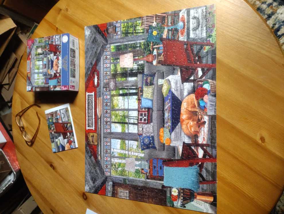 Lake Cabin - Ceaco puzzle collectible [Barcode 021081222761] - Main Image 3