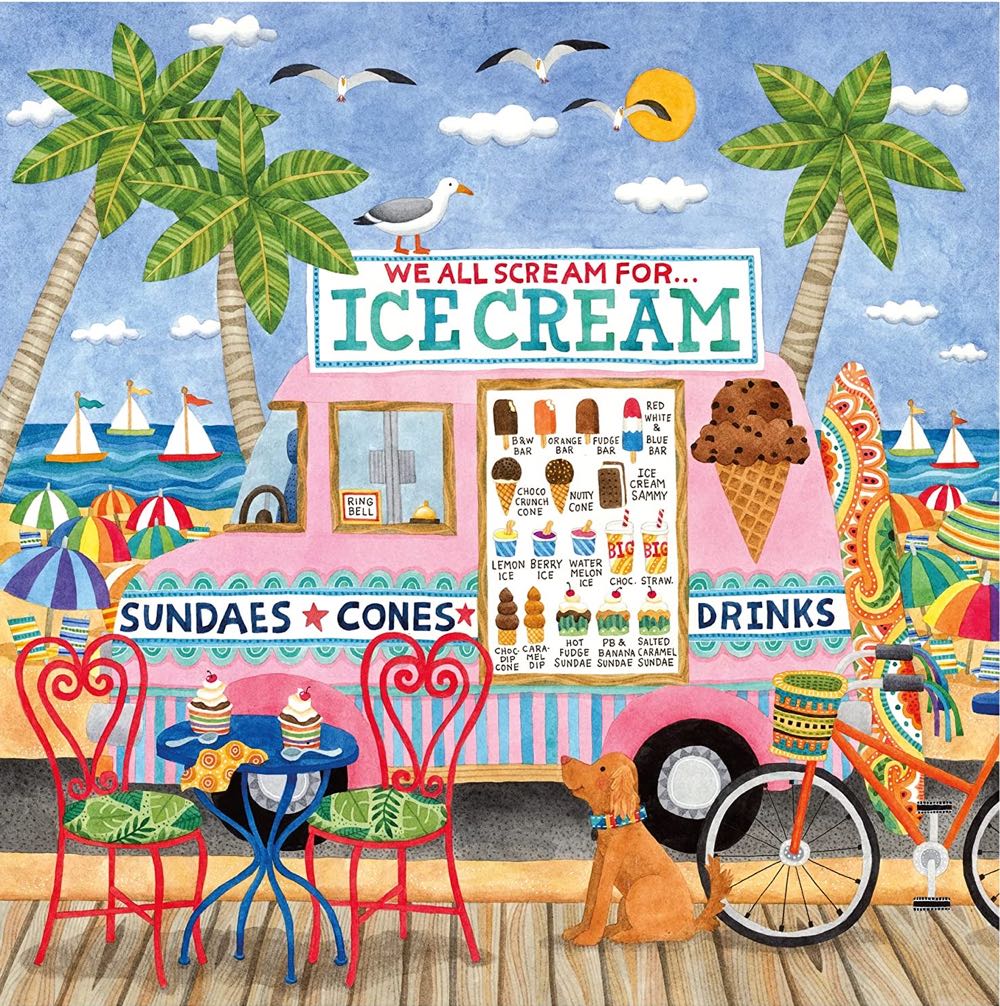Ice Cream Truck C - Ceaco puzzle collectible [Barcode 021081241472] - Main Image 2