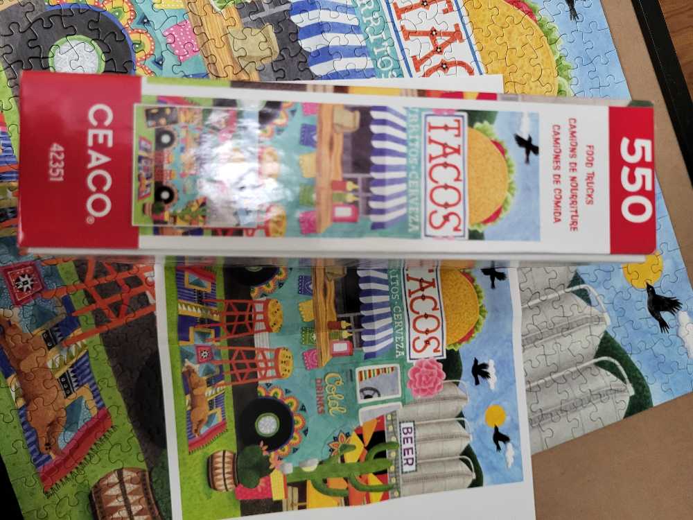 Food Trucks: Taco Truck - Ceaco 🇺🇸 puzzle collectible [Barcode 021081241465] - Main Image 3