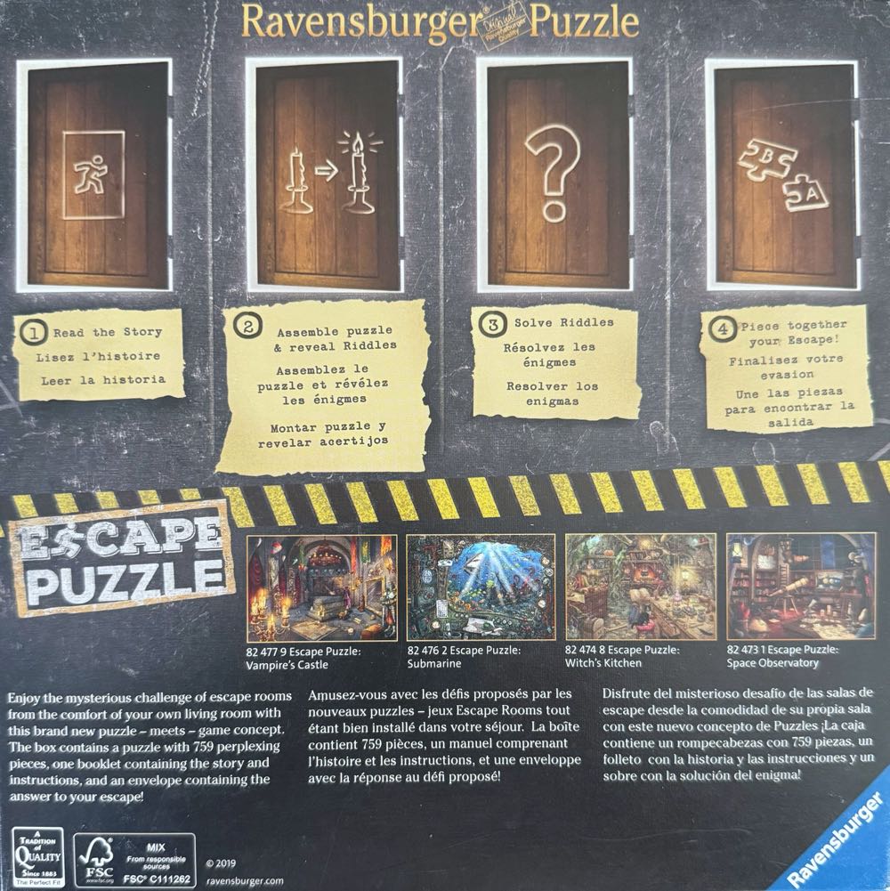 Witch’s Kitchen - Ravensburger puzzle collectible [Barcode 4005556824748] - Main Image 3