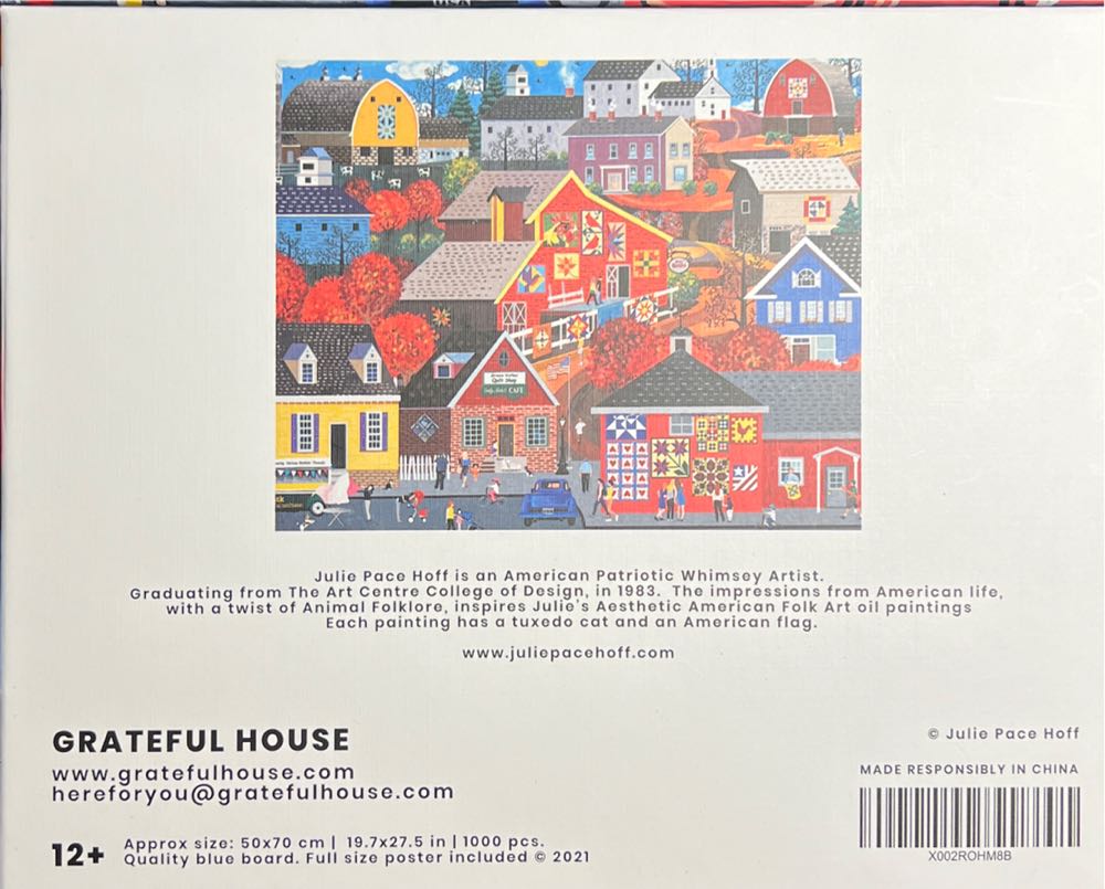 Barn Quilts - Grateful House puzzle collectible - Main Image 3