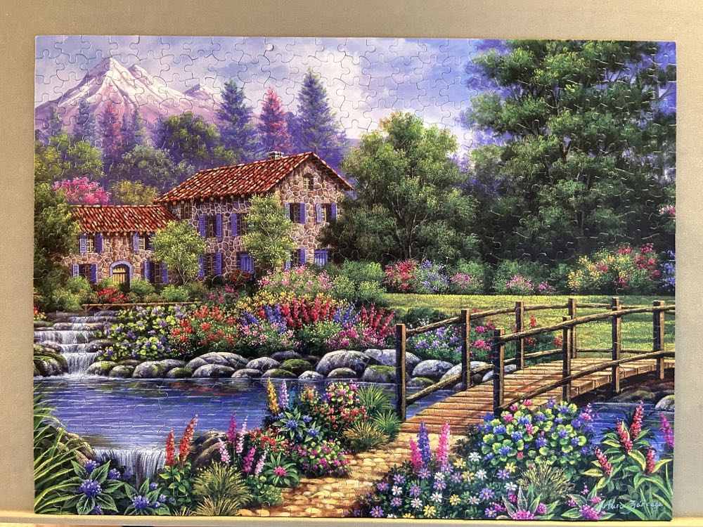 Cascade House - Ceaco puzzle collectible [Barcode 021081241304] - Main Image 2
