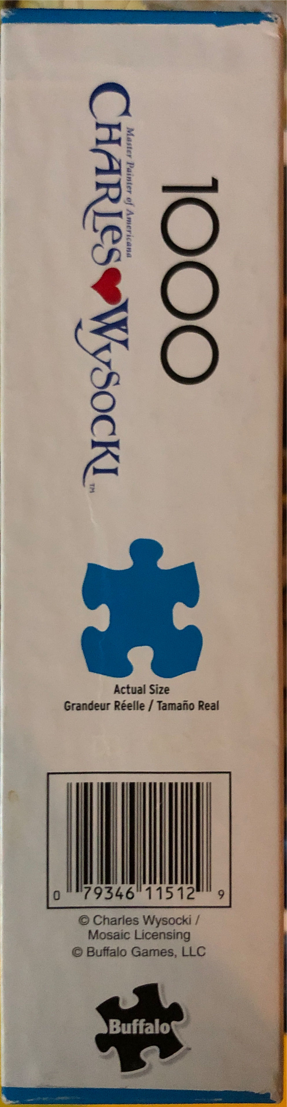 Charles Wysocki-Ice Riders On The Chesapeake Bay  (Item#11512) - Buffalo puzzle collectible [Barcode 079346115129] - Main Image 4