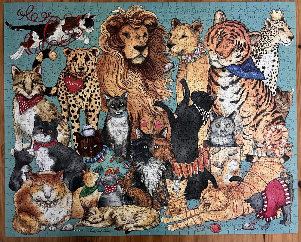 Cats Cats Cats - Hart 🇺🇸 puzzle collectible [Barcode 704846704343] - Main Image 2