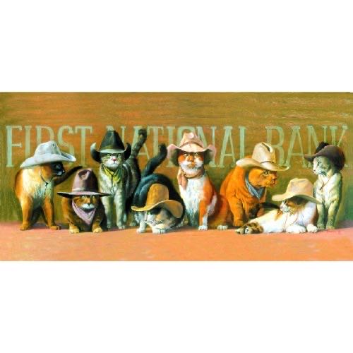 Agneatha and her Kittens on the Doorstep